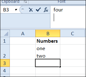 put a line break in excel for mac
